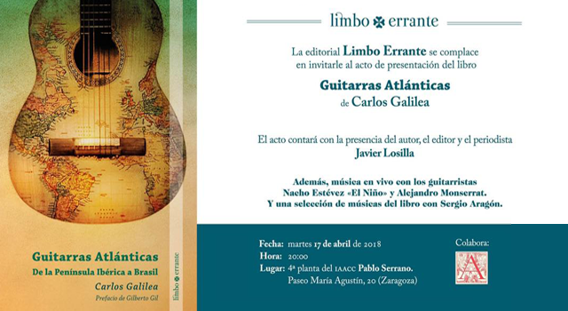 Carlos Galilea presenta Guitarras Atlánticas en el IAACC Pablo Serrano